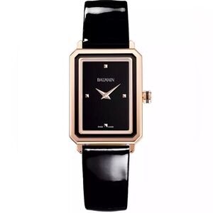 Balmain Eirini Swiss Luxury Watch Black Leather Strap New Never Used or Worn